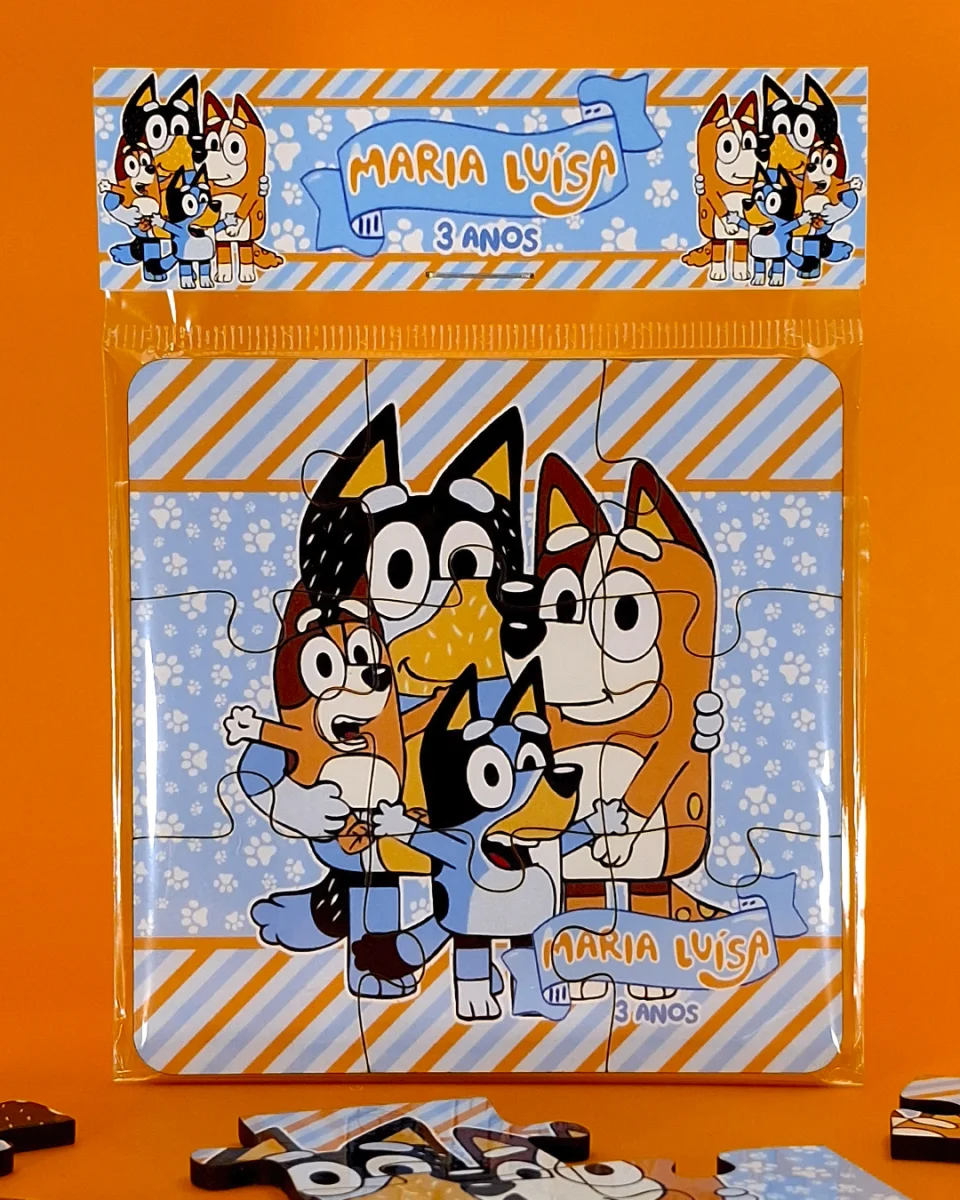 Quebra-cabeça Personalizado em MDF - Bluey - Imagem 3