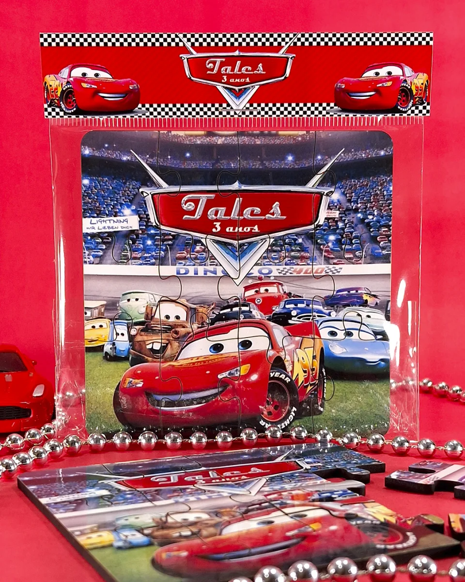 Quebra-cabeça Personalizado em mdf - Carros - Imagem 2