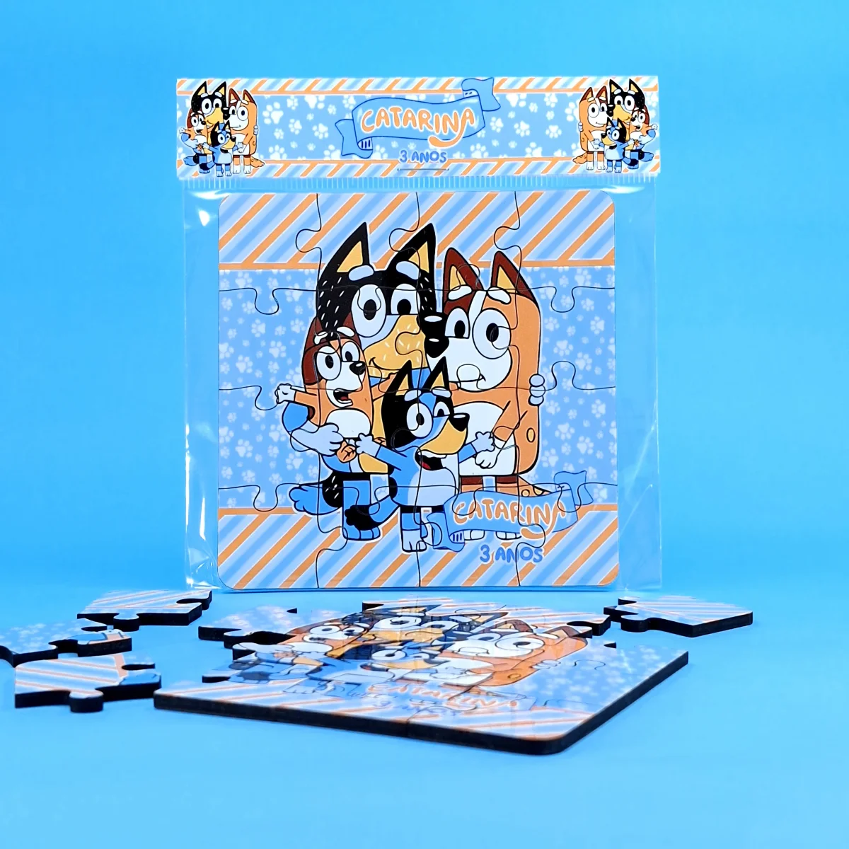 Quebra-cabeça Personalizado em MDF - Bluey - Imagem 2