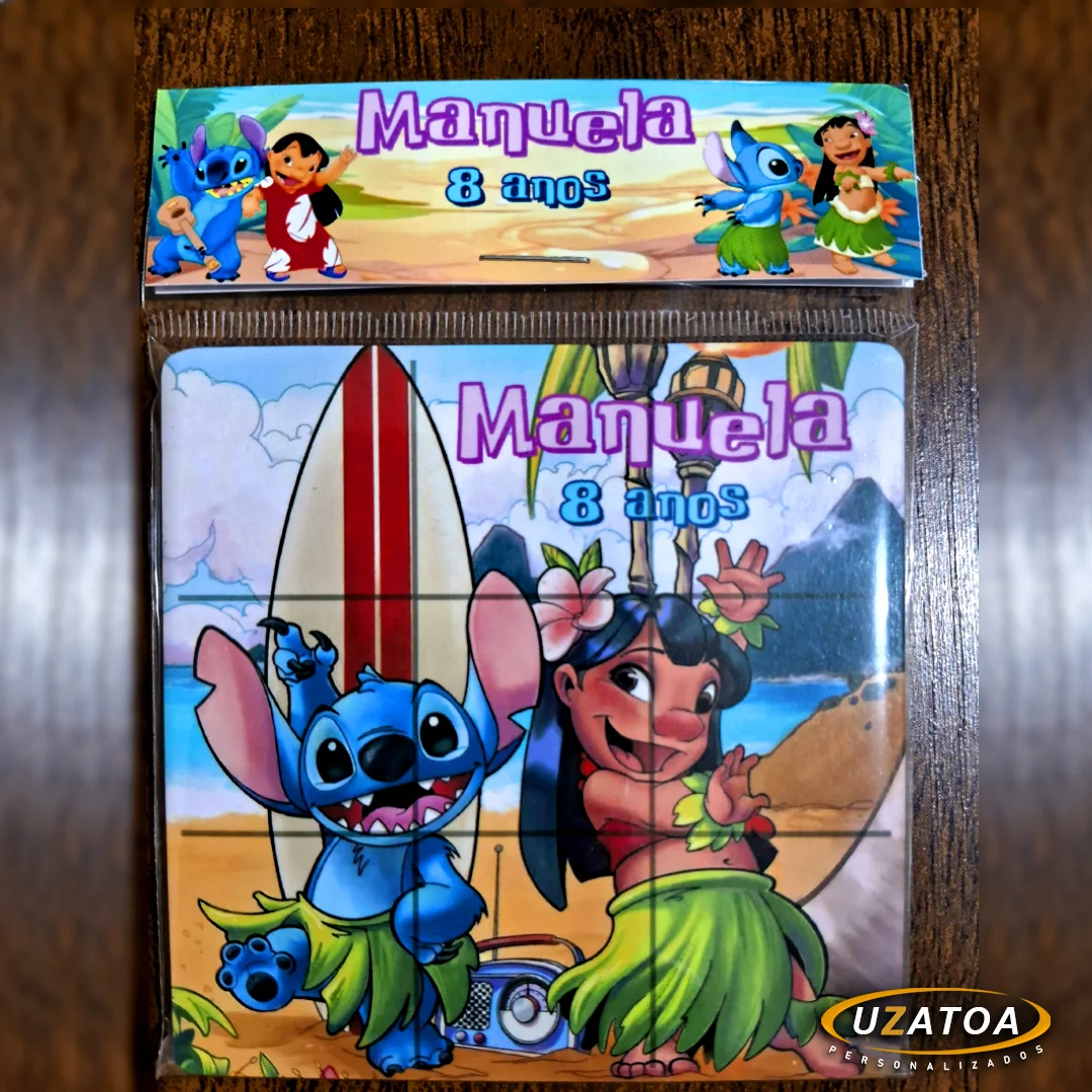 Jogo da Velha Personalizado em MDF - Stitch - Imagem 3