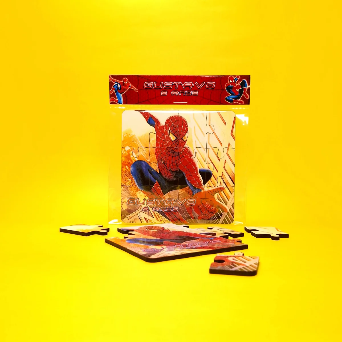 Quebra-cabeça Personalizado em MDF - Homem Aranha - Imagem 3