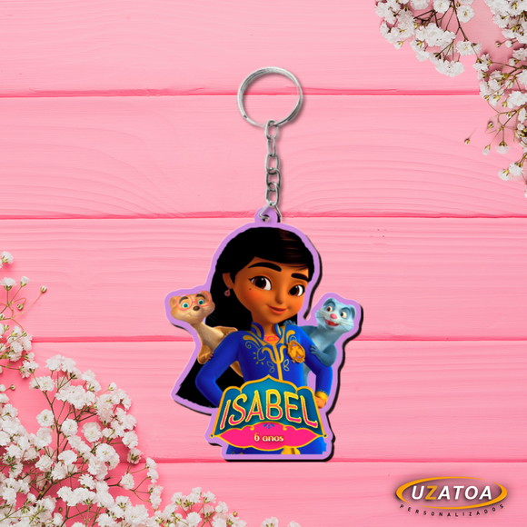 Chaveiro personalizado em MDF - Mira