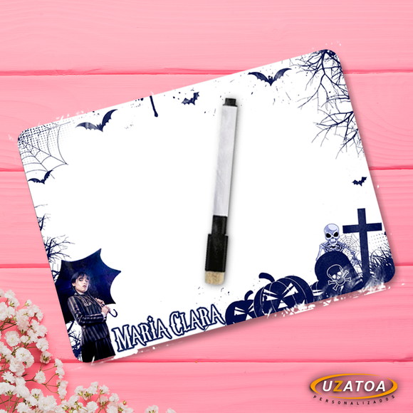 Lousa Mágica Personalizada em MDF - Wandinha