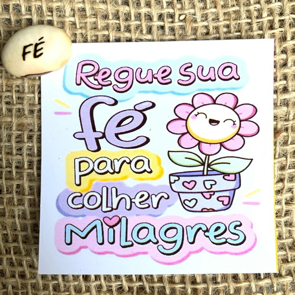 Cartão Personalizado com Semente Mágica - Imagem 2