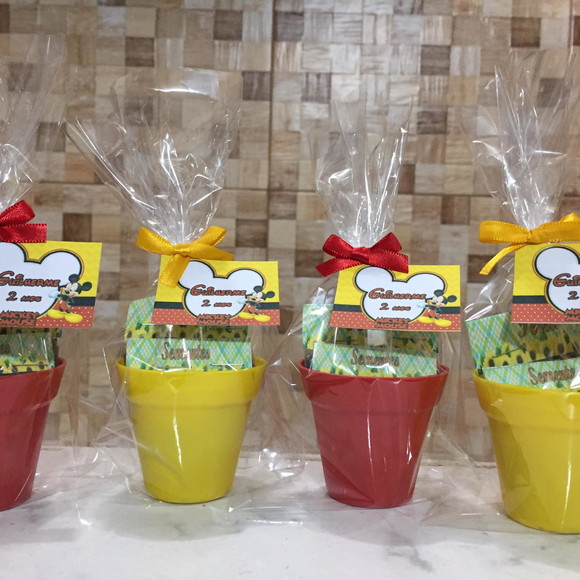 Lembrancinha Mini Jardinagem-mickey