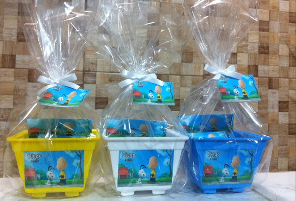 Lembrancinha Kit Jardinagem Snoopy