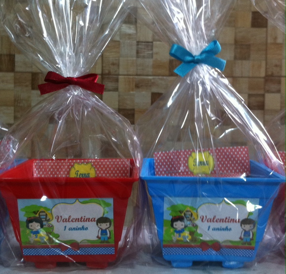 Lembrancinha Jardineira Branca de Neve - Imagem 2