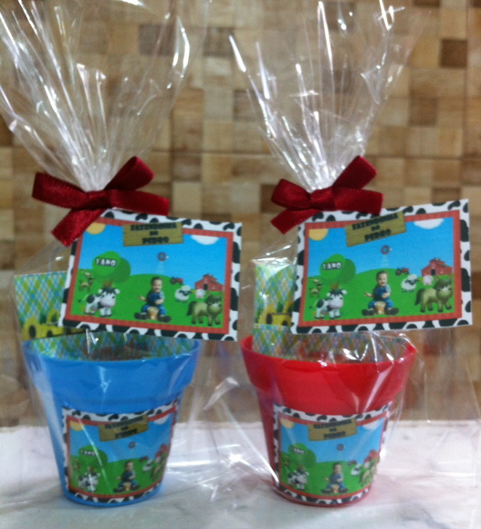 Lembrancinha Mini Jardinagem-fazendinha