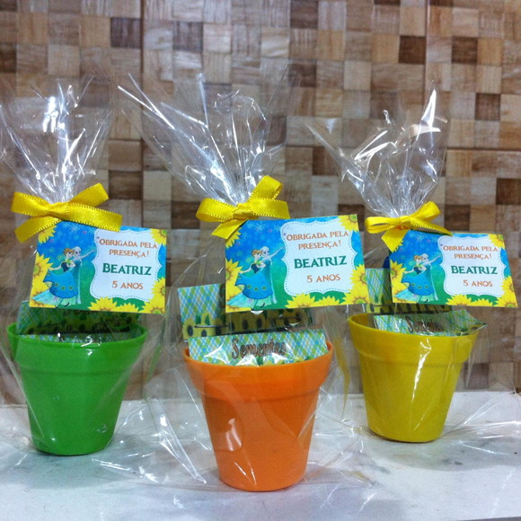 Lembrancinha Jardim Frozen Fever - Imagem 2