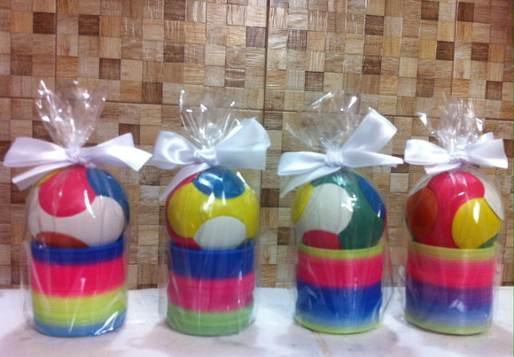 Lembrancinha Kit Bola Com Mola