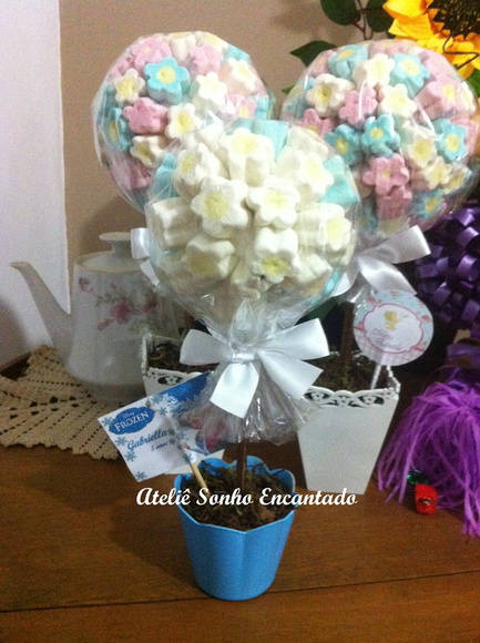 Centro de mesa topiaria marshmallow - Imagem 3
