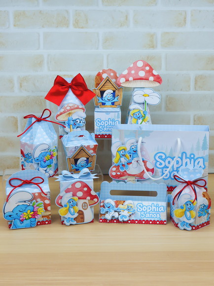 Smurfs Arquivo Digital de Corte Studio e pdf