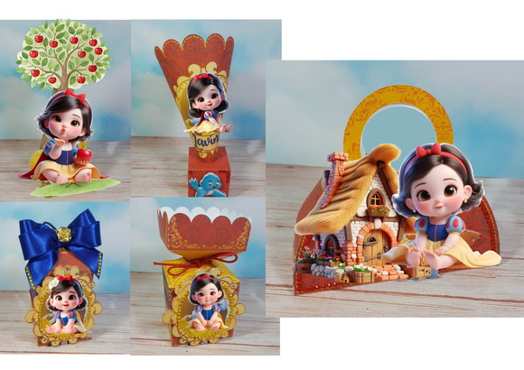 Branca de Neve Baby 2026 Arquivo de Corte Studio e pdf