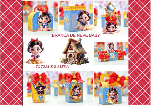 Branca de Neve Baby 2026 Arquivo de Corte Studio e pdf