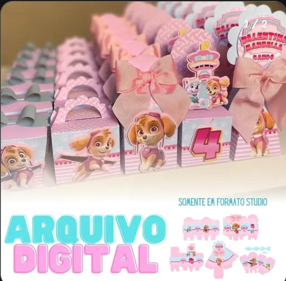 Arquivo Digital de Corte Patrulha Menina Studio