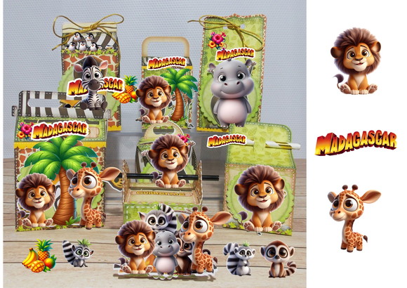 Arquivo Digital de Corte Madagascar Baby