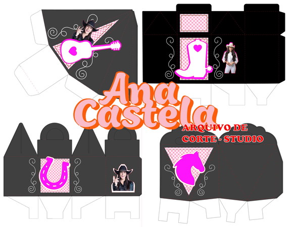 Arquivo de Corte Silhouette Ana Castela
