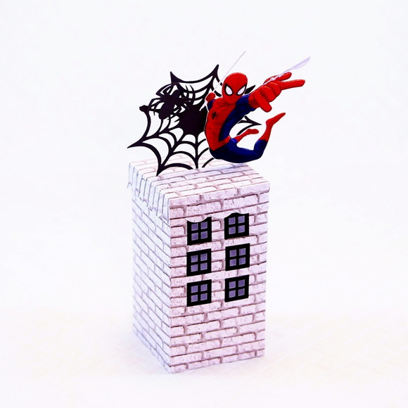Arquivo Digital Silhouette Prédio Homem Aranha