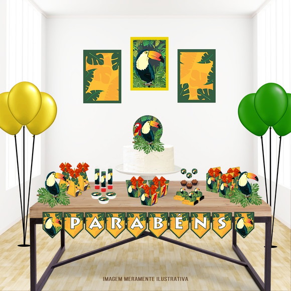 Arquivo de Corte Studio Silhouette e pdf Tropical