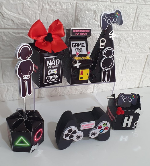 Arquivo de Corte Digital Silhouette Video Game Luxo