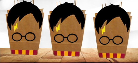 Arquivo Digital Tags de Sacolinha Harry Potter