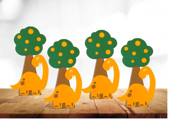 Arquivo Digital Silhouette e pdf Caixa Piramide Dinossauro