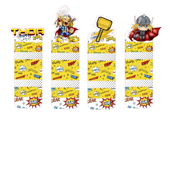 Arquivo Digital Silhouette Thor Cute 2 com Martelo