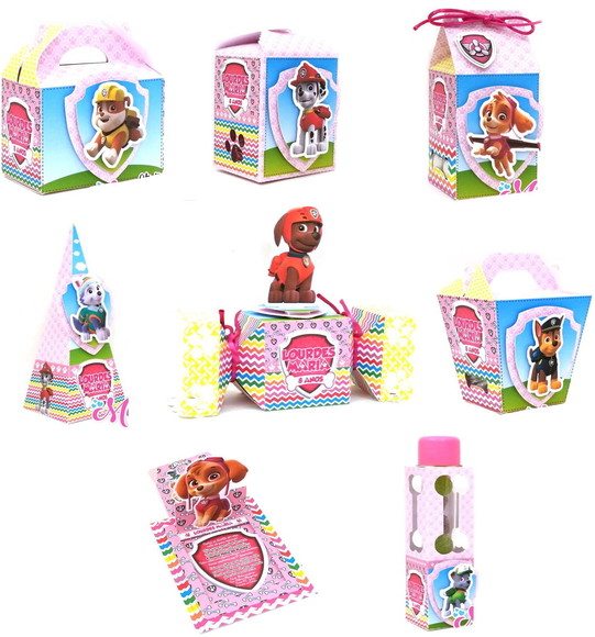 Arquivo Digital pdf Tesourete Patrulha Canina Menina Rosa