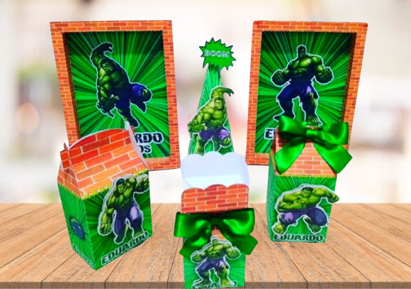 Arquivo Digital Silhouette Festa Hulk Novo