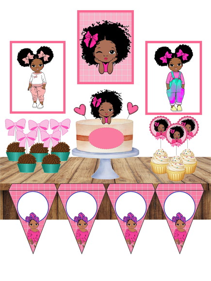 Arquivo Digital Silhouette Bonequinha Afro