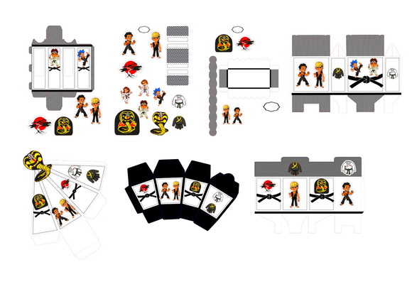 Arquivo Máquina Silhouette Festa Cobra Kai- Karate Kid