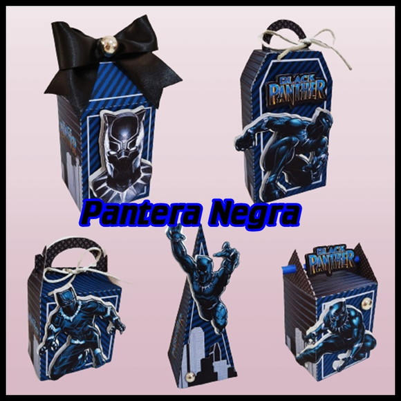 Arquivo Corte Kit Silhouette Pantera Negra Luxo