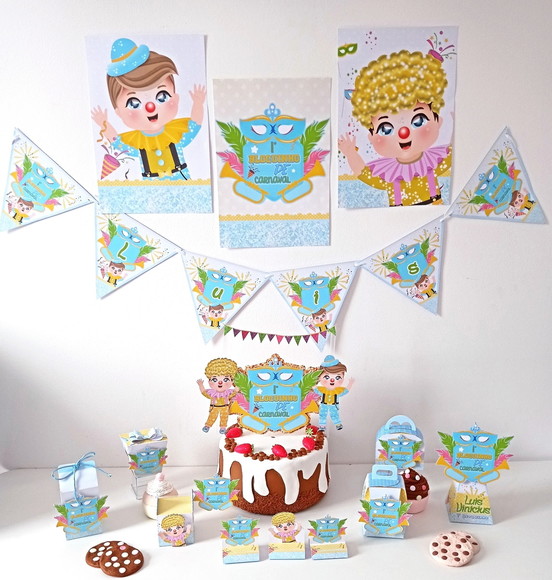 Arquivo Caixa Silhouette Carnaval Luxo
