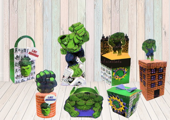 Arquivo de Corte Silhouette Hulk Luxo