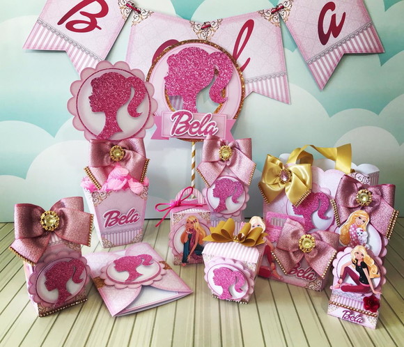 Arquivo Caixa Silhouette Festa em Casa Barbie