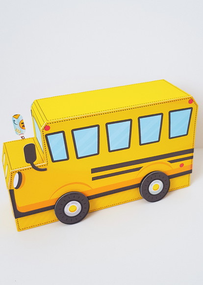 Arquivo Caixa Ônibus pdf Corte Manual Festa em Casa