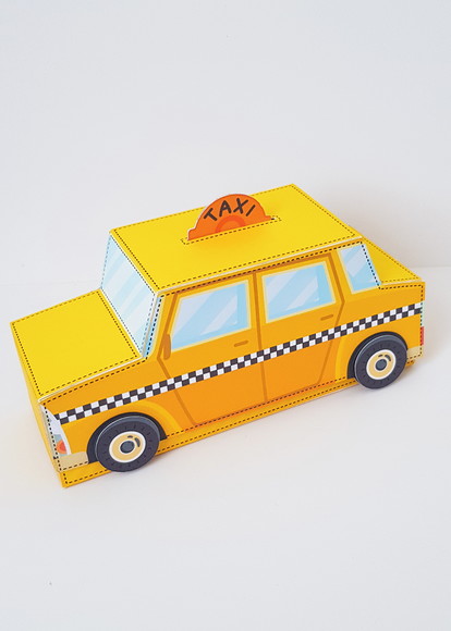 Arquivo Caixa Silhouette Carro Taxi Luxo