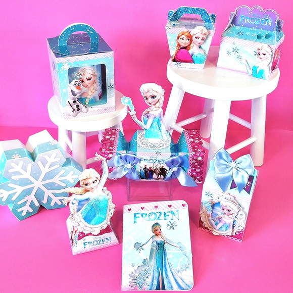Arquivo Caixa Silhouette Frozen Luxo