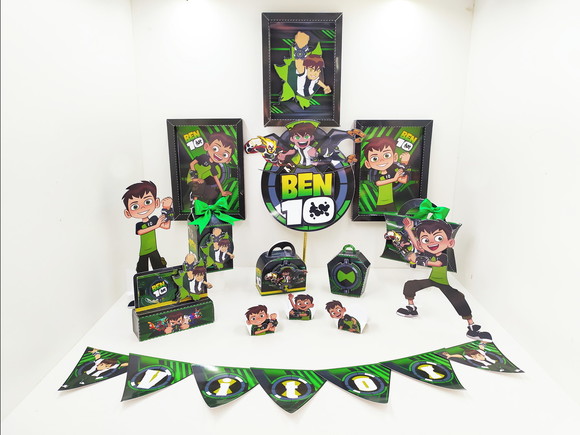 ARQUIVO CAIXA SILHOUETTE FESTA EM CASA BEN 10