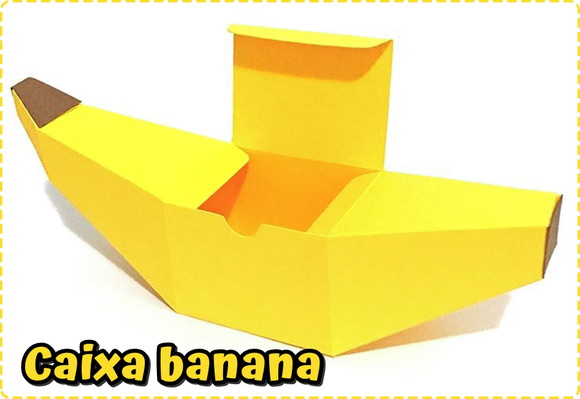 Arquivo Caixa Silhouette Caixa Banana