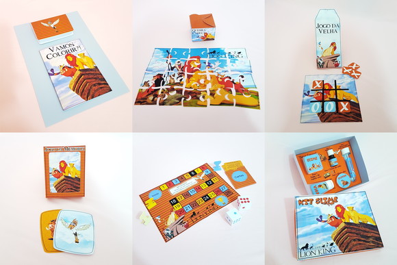 ARQUIVO apliques SILHOUETTE kit diversão O REI LEÃO