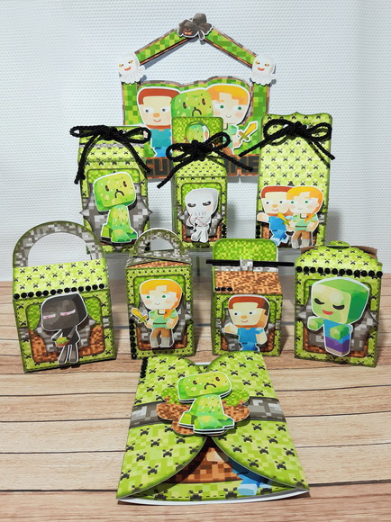 Arquivo de corte digital GAME BONECO QUADRADO LUXO