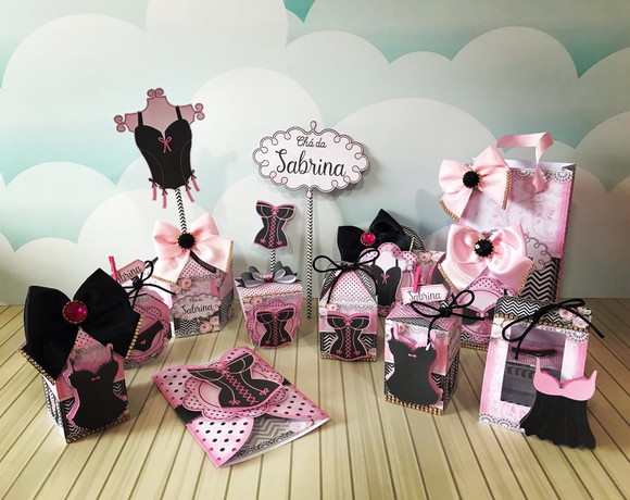 Arquivo Silhouette Cha de Lingerie Luxo