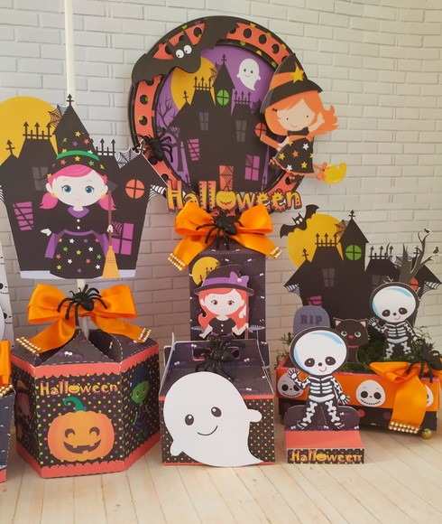 Arquivo Corte Digital Festa Halloween Luxo