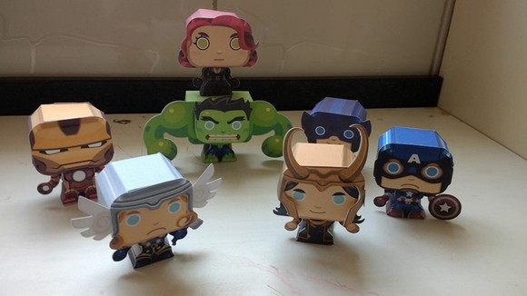 Arquivo Digital Vingadores Personagens Luxo