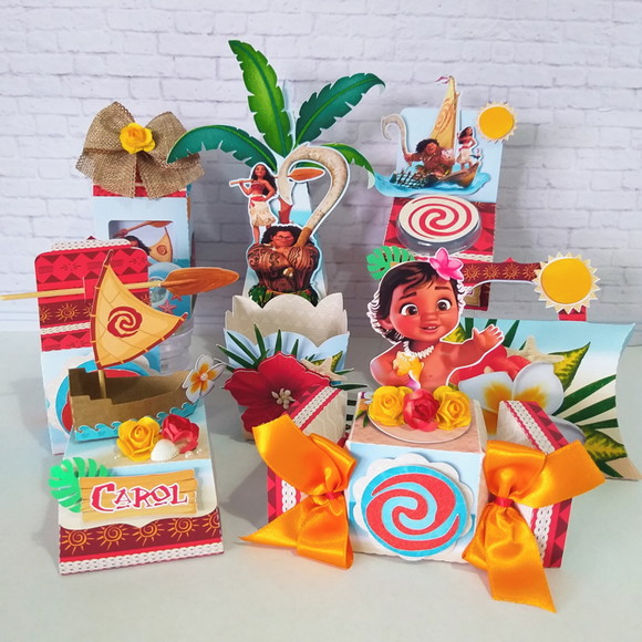 Arquivo Corte Digital Kit Moana Baby Luxo