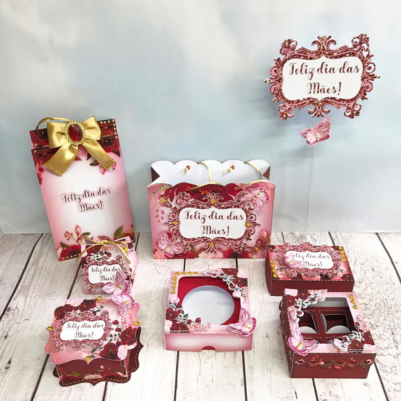 Arquivo Corte Digital Silhouette Kit Floral