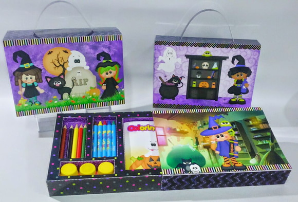 Arquivo Digital Kit Diversão Maletinha Halloween