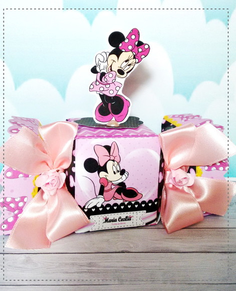 Arquivo Corte Digital Silhouette Festa Minnie Rosa Luxo