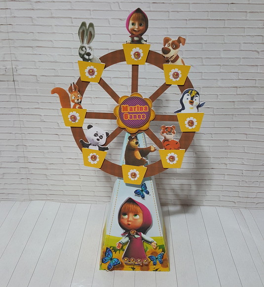 Arquivo de Corte Digital Roda Gigante Marsha